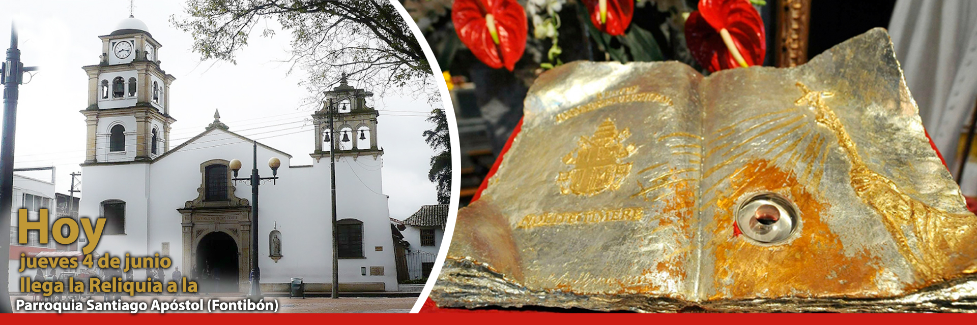 Hoy jueves 4 de junio finaliza la “Visita de la Reliquia de San Juan Pablo II” (su sangre) en Colombia.