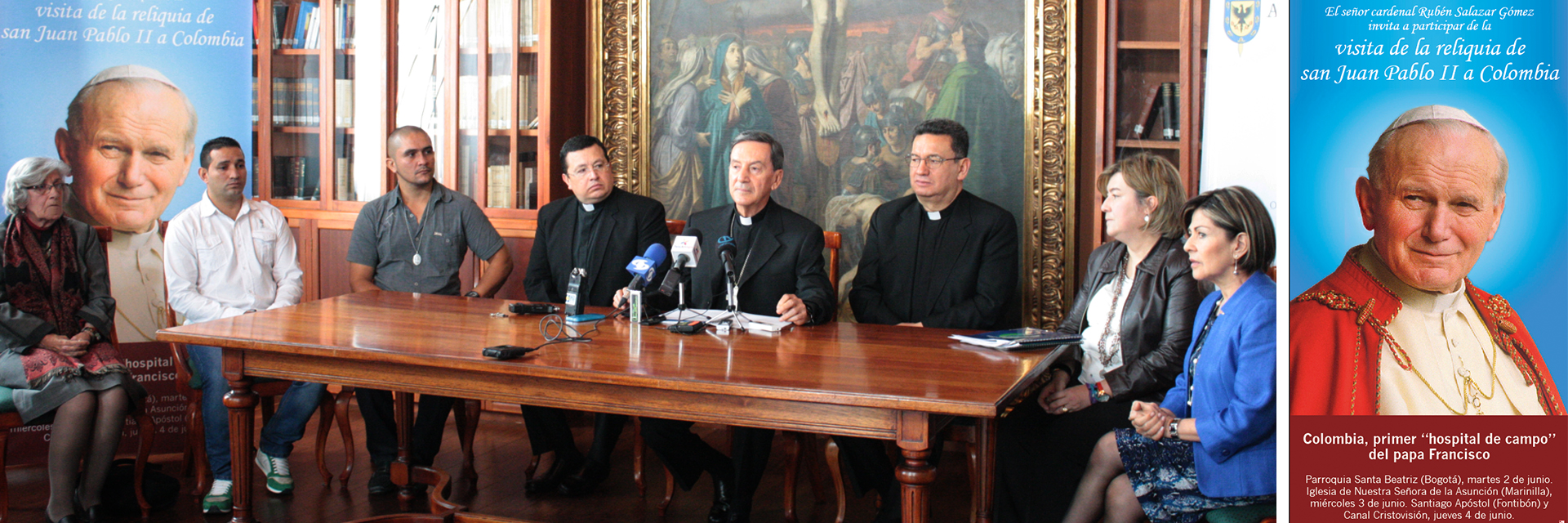 Visita de la Reliquia, la sangre de San Juan Pablo II: "El dolor solamente se cura cuando se ofrece”