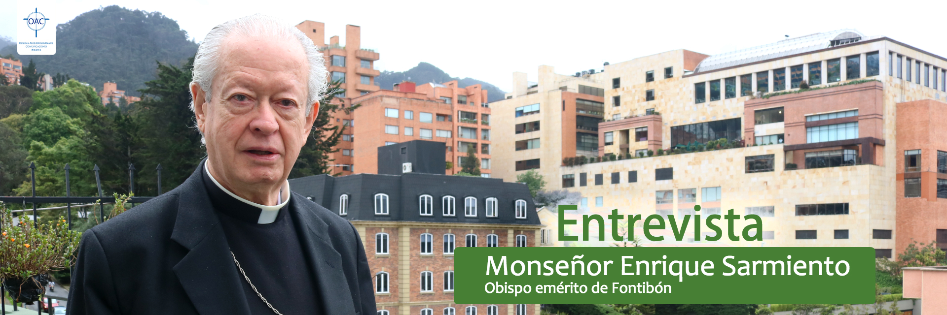 Conversaciones con Enrique Sarmiento, obispo emérito de Fontibón