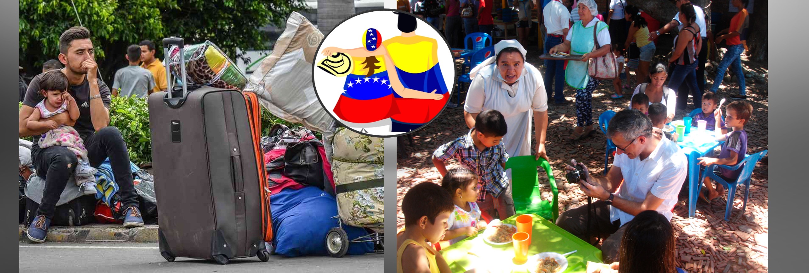 Todos los días cruzan el puente enfermos, agotados, desnutridos, sin esperanza