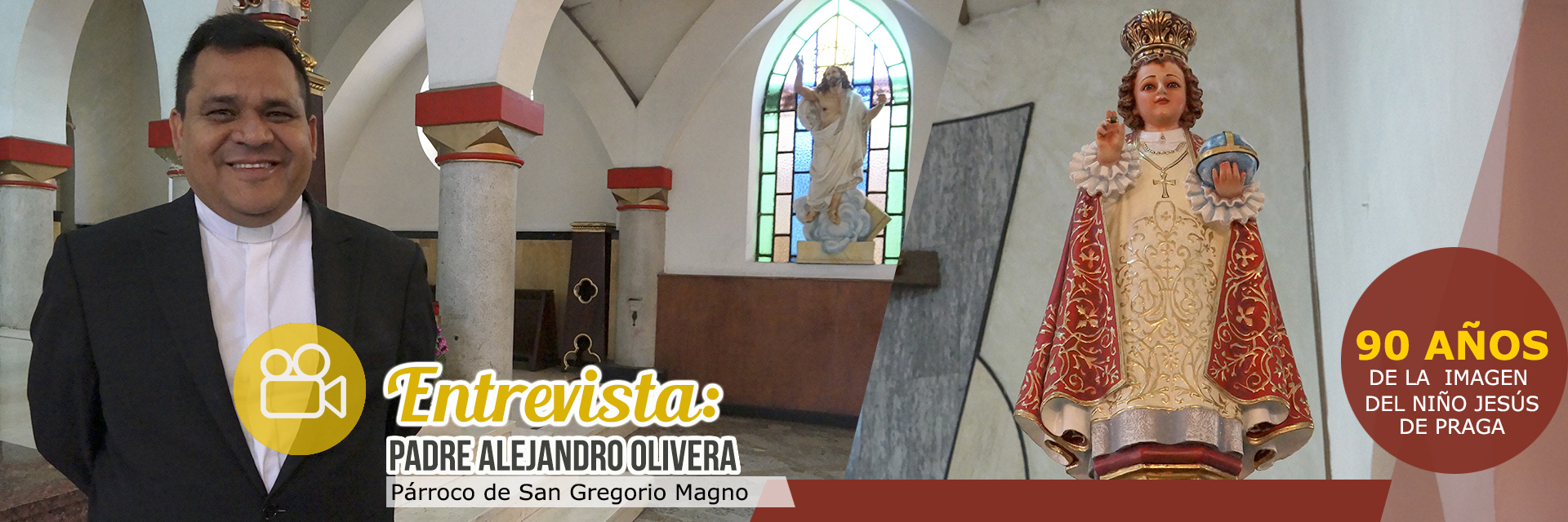 El “Niño Jesús de Praga”, titular de San Gregorio Magno