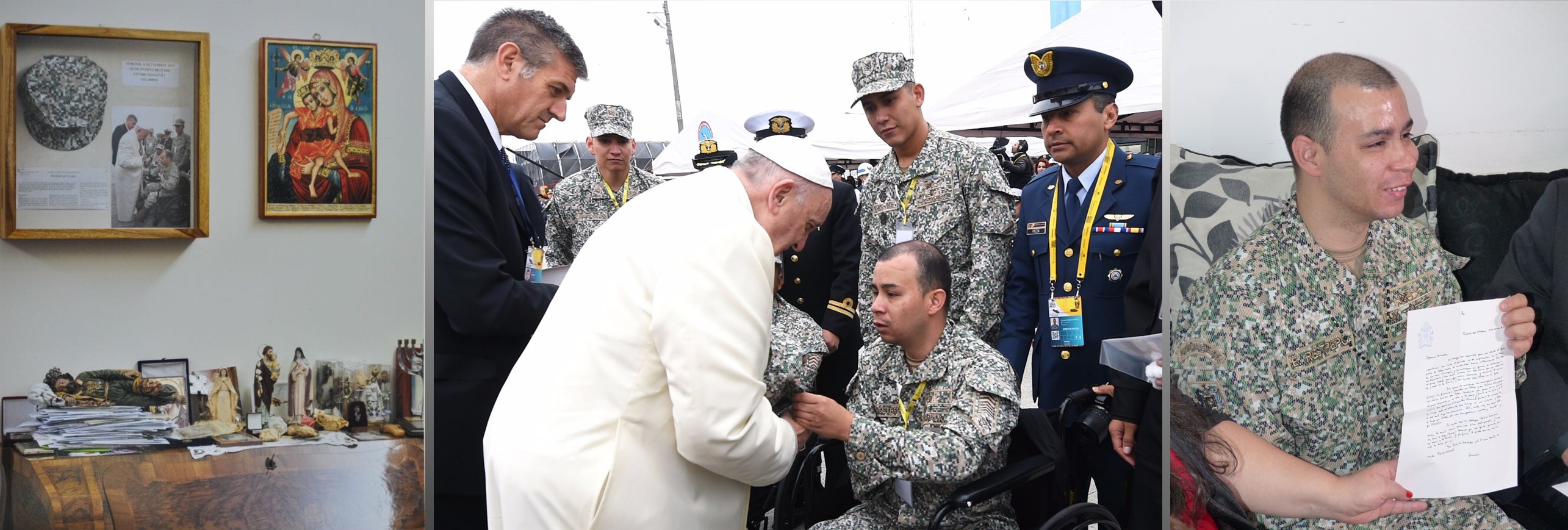 A Francisco se le quedó enredado el corazón en Colombia