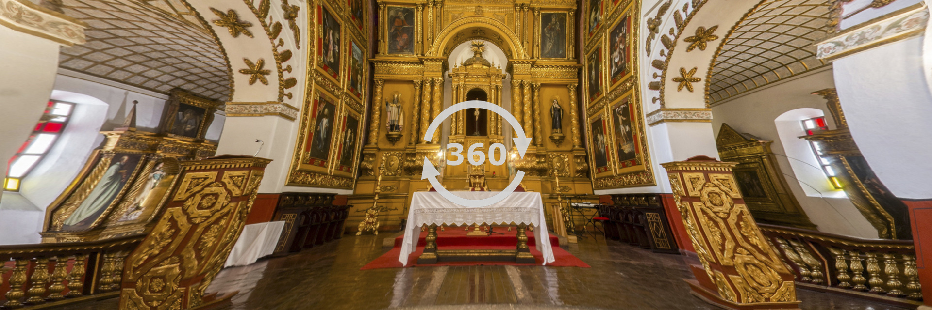 360° de arte religioso en el centro de Bogotá