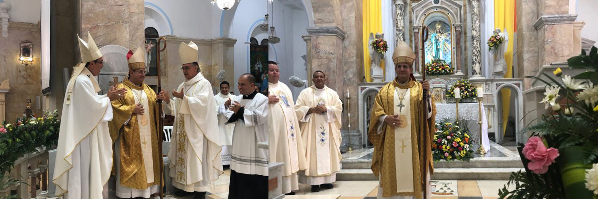 Monseñor Francisco Antonio Ceballos tomó posesión como nuevo obispo de la diócesis de Riohacha