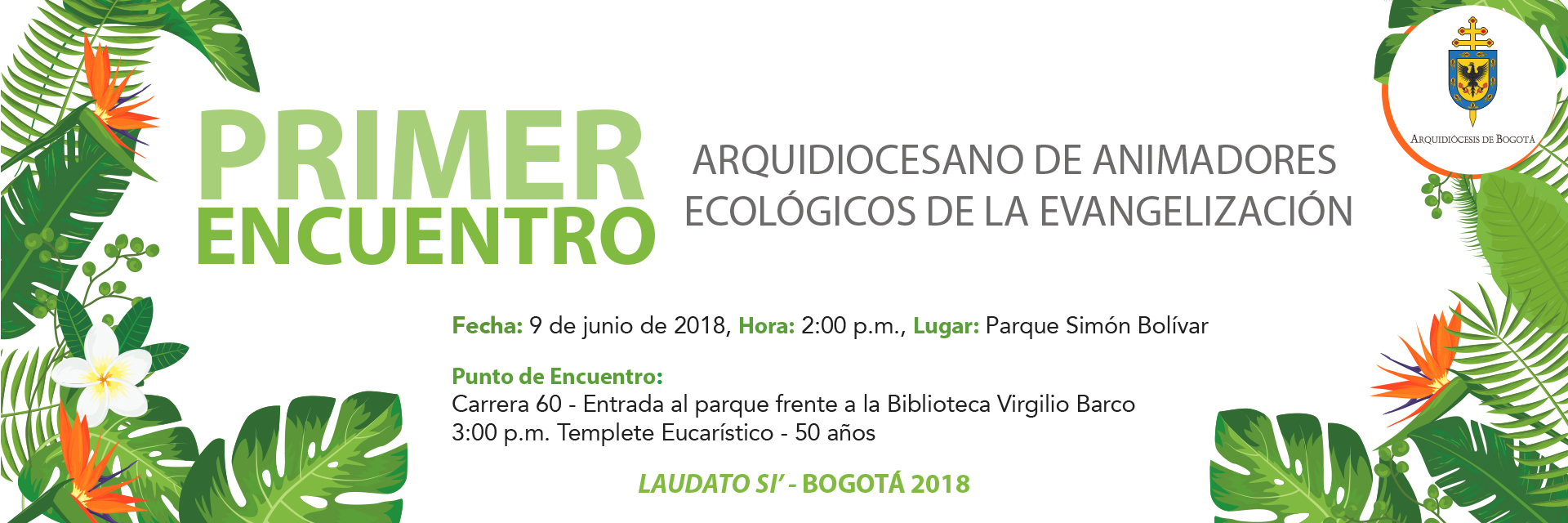 Se realizará el primer encuentro de animadores ecológicos de la evangelización