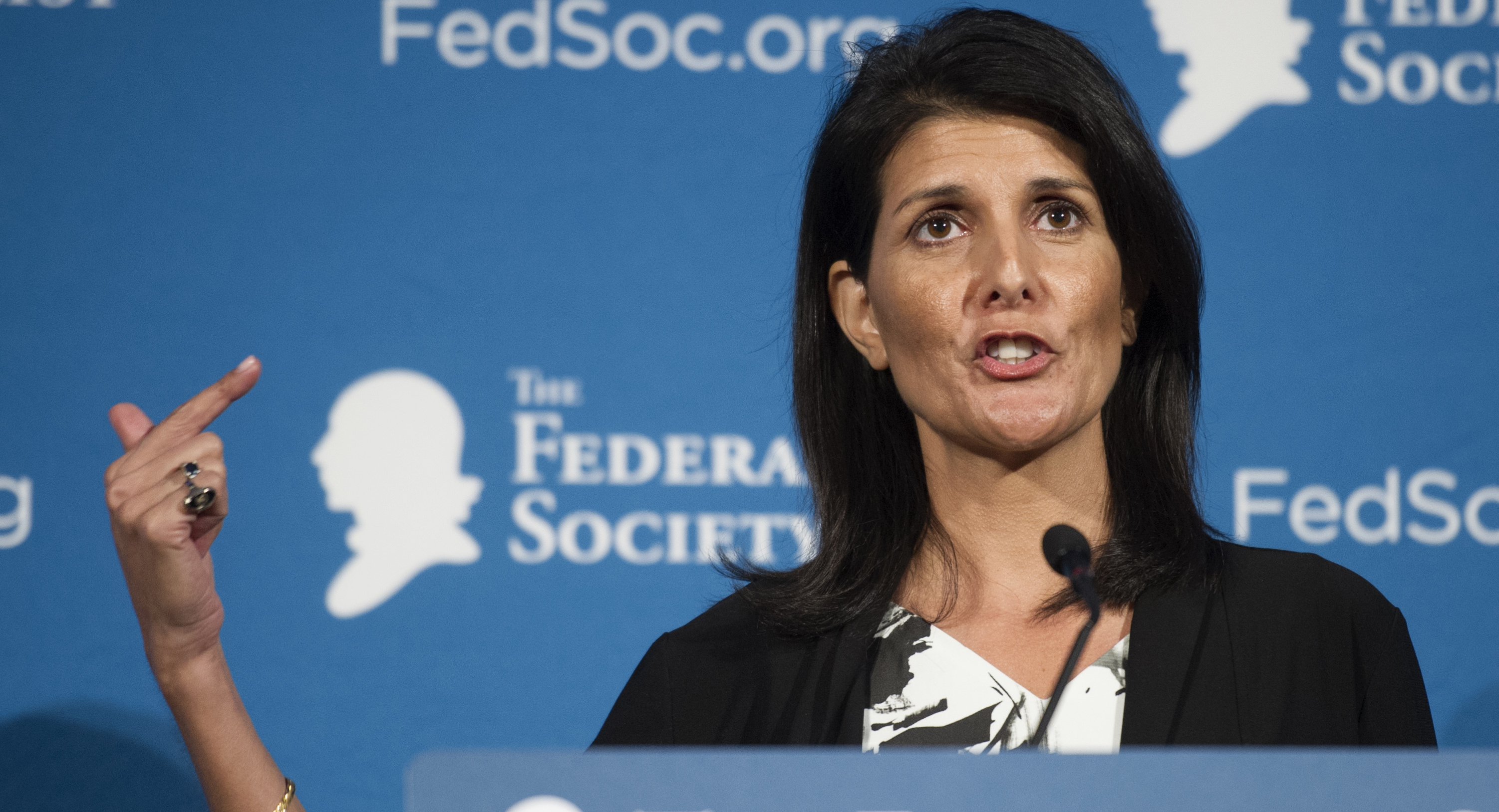 Nikki Haley, embajadora de EE.UU. ante la ONU, visitó la Casa de Paso Divina Providencia de la Diócesis de Cúcuta