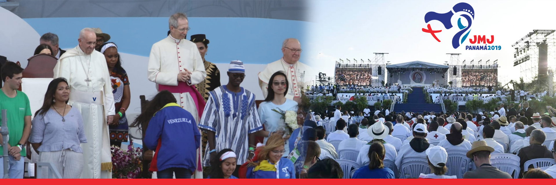 Más de 250 mil jóvenes se dieron cita en el Campo Santa María para recibir al papa Francisco