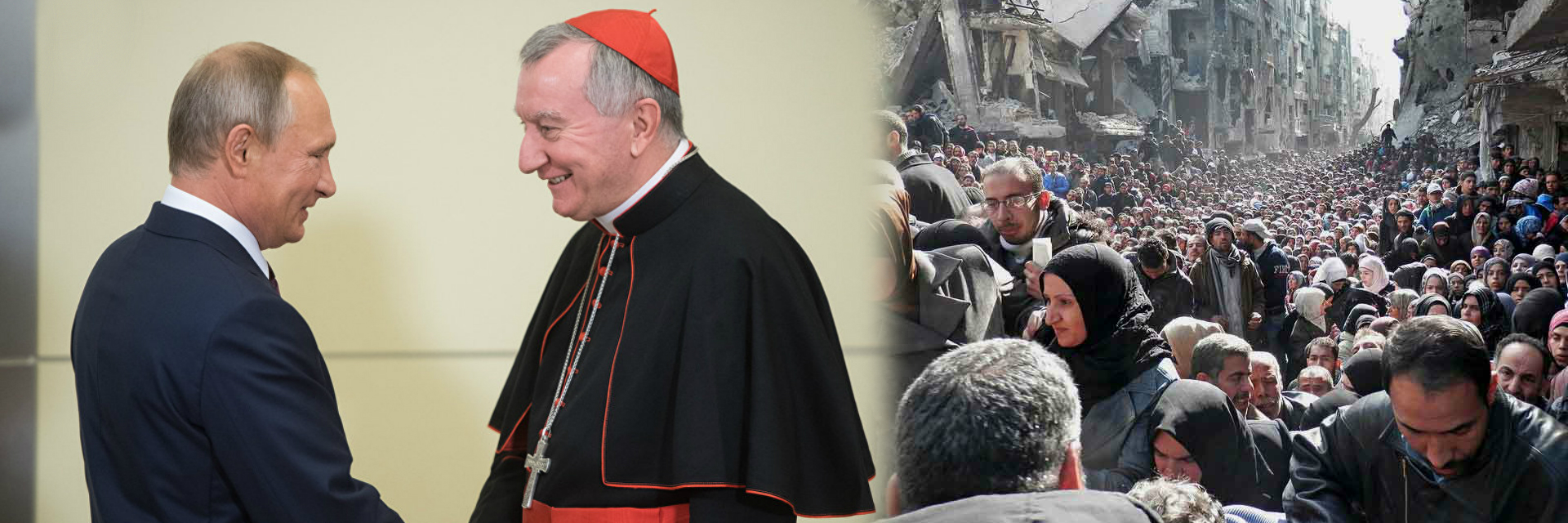 El Secretario de Estado del Vaticano se reunió con el presidente Putin