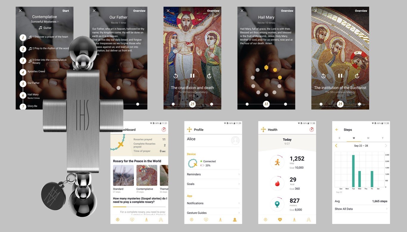 Click to Pray eRosary: rosario inteligente para rezar por la paz