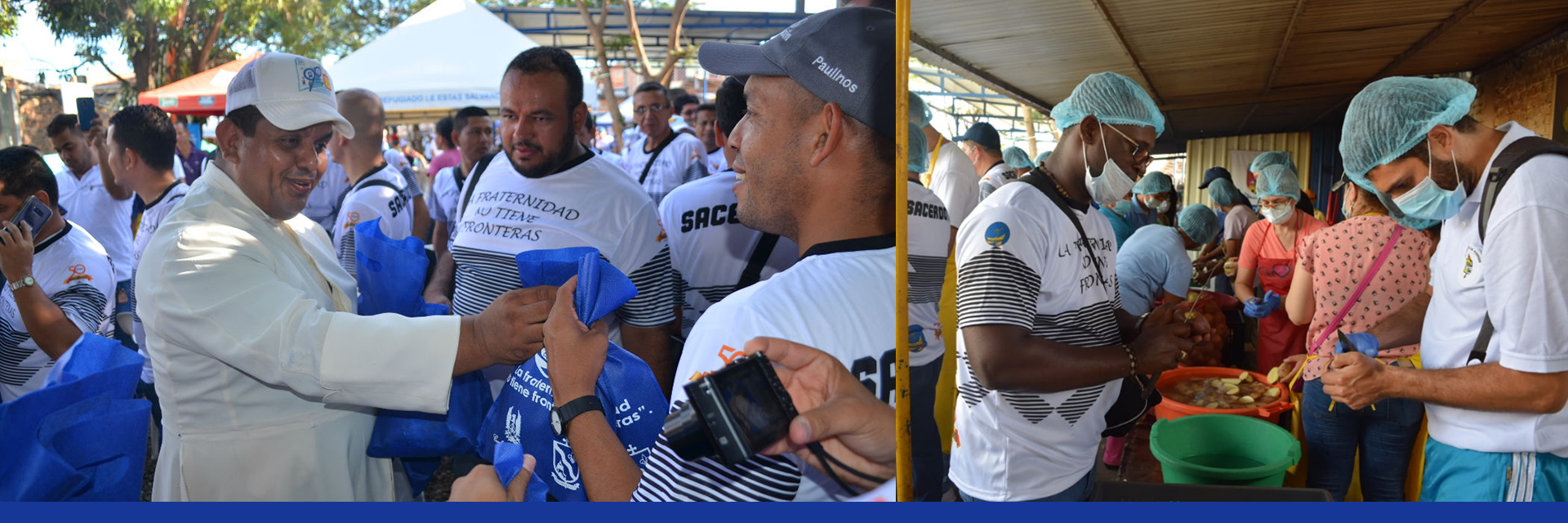 En la frontera, sacerdotes brindan esperanza y fraternidad
