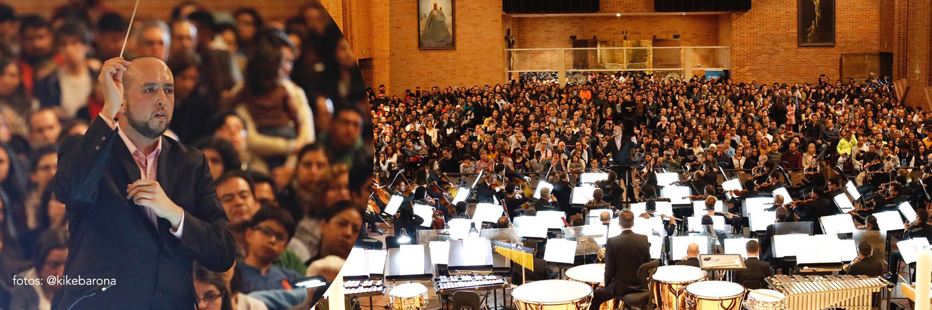 #Noticia - la Orquesta Filamónica de Bogotá vistió a Cristo Rey con música para cine