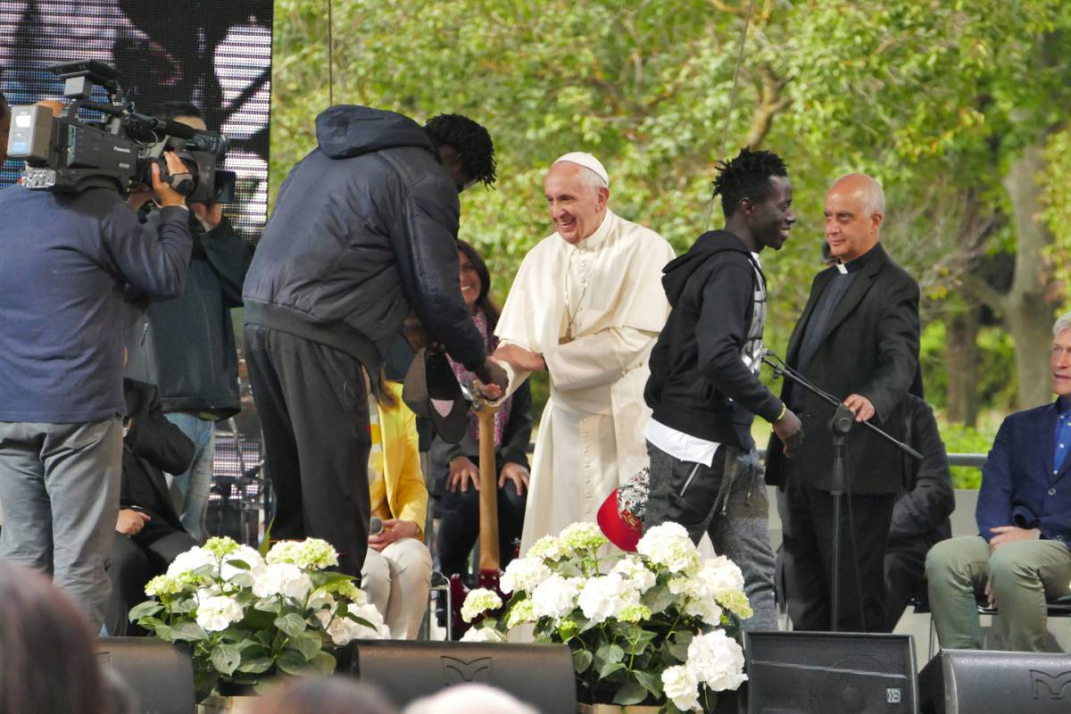 Los sin techo llegaron a Roma por su jubileo