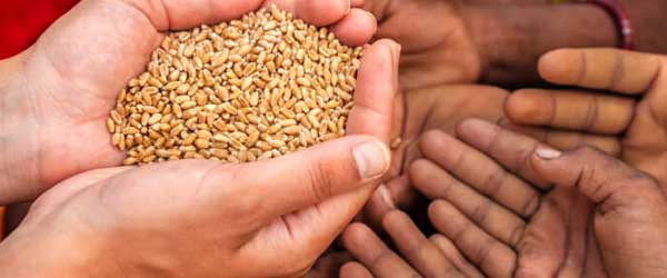 Tiende la mano al pobre