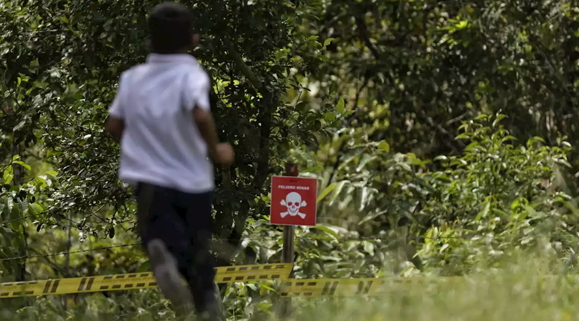 niño mina antipersona
