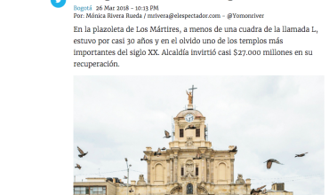 La iglesia con la que casi acaba el antiguo Bronx en Bogotá