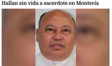 Hallan sin vida a sacerdote en Montería