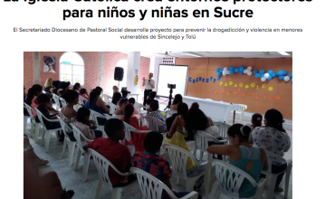 La Iglesia Católica crea entornos protectores para niños y niñas en Sucre