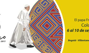 Logo y Lema de la visita del Papa Francisco a Colombia