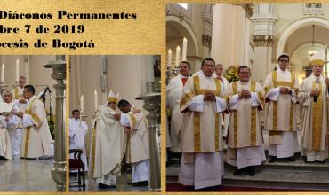 Ordenación de seis Diáconos Permanentes para la arquidiócesis de Bogotá