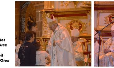 Posesión de monseñor Augusto Campos en la catedral del Socorro