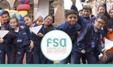 Alegría y fiesta para niños y adolescentes de la Fundación San Antonio
